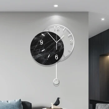 Dijital Modern Saat Tasarım Oturma Odası Yatak Odası Büyük Mutfak Saati Yatak Odası Oturma Odası Reloj Pared Duvar Dekorasyon WWH35XP