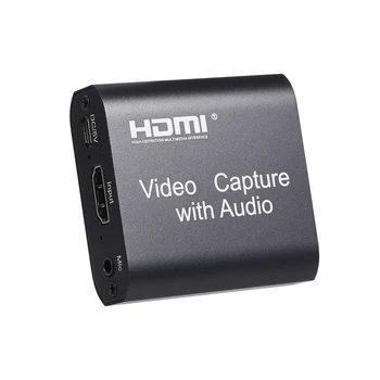 HD Video Yakalama Kartı Ses HD USB2. 0 Yakalama Kartı 4K Giriş 1080P Çıkış Desteği Canlı Akış Oyun Video Yakalama