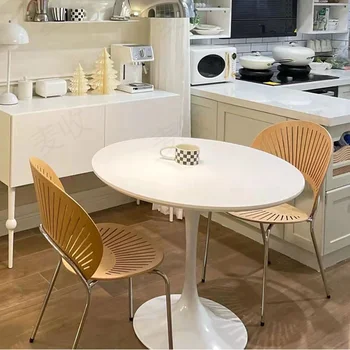 Benzersiz İskandinav yemek sandalyeleri Ahşap Modern Minimalist Moda Rahatlatıcı Sandalye Ergonomik Arkalığı Meuble Salon yemek masası mobilyası