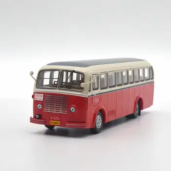 Diecast 1/64 Ölçekli Eski Pekin Otobüs BK640 Alaşım Simülasyon Retro Otobüs Modeli Koleksiyon Dekorasyon Hediye Ekran Oyuncak Arabalar