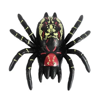 Sahte Örümcek Modeli Yenilik Cadılar Bayramı Partisi Örümcek Pencere Yürüyüşe İyilik Prank Trick Şaka Böcek Simülasyon Örümcekler Komik Pervane