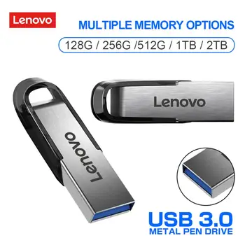 Lenovo 128 GB USB Sopa Mini Kalem Sürücü 1 TB Flash Sürücü 256 GB Yüksek Hızlı USB3.0 USB Metal 512 GB USB bellek çubuğu 2 TB Bilgisayar için