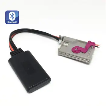 Araba Bluetooth Adaptörü ile RNS-E Navigasyon 32 pin Kablosuz Araba CD Stereo AUX Müzik Arayüzü Audi A3 A4 A6 TT R8 A8