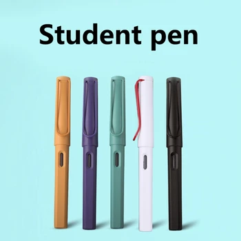 Moda Yazma dolma kalem Buzlu Tasarım Metal kabuk 0.38 mm Uç Okul Öğrencileri için Kaligrafi Pratik Damla Nakliye