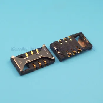 10 adet / grup Sim kart tutucu Samsung S5830 Kart Yuvası S8300 İ900 S6700C S5670 kart soketli konnektör