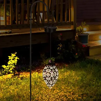 Güneş ışığı LED fener Garland su geçirmez bahçe lambası asılı açık peri ışıkları Güneş lambası bahçe yolu dekorasyon
