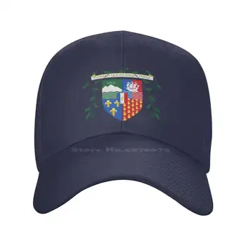 Arması Reunion En Kaliteli Logo Denim kap beyzbol şapkası Örme şapka