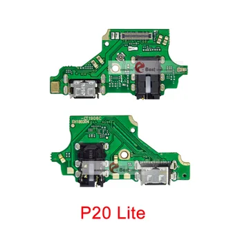 1 adet Huawei P20 lite P20lite USB Şarj Kurulu Dock Bağlantı Noktası fiş konnektörü esnek şarj kablosu