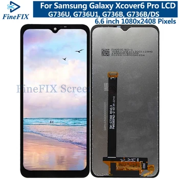 Samsung Galaxy G736B lcd ekran LCD dokunmatik ekranlı sayısallaştırıcı grup Samsung Xcover6 Pro lcd G736B / DS Ekran Onarım