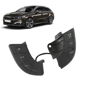 Direksiyon Kontrol Anahtarı Düğmesi 4112QK Çok Fonksiyonlu Araba Aksesuarları Yedek Peugeot 508 için 508SW 2011-2018