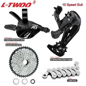 LTWOO A7 1X10 Hız Vites Groupset Dağ Bisikleti Sunshıne 46T 50T Kaset Dişli VXM X10 Zincir MTB Bisiklet Parçaları