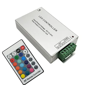 24 anahtar RF alüminyum kasa denetleyici renkli RGB ışık çubuğu denetleyici