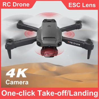 RC Drone Kamera ile 4K Çift Kamera rc dört pervaneli helikopter Mini Drone ile 4 Taraflı Engellerden Kaçınma Yol Noktası Uçuş Hareket Kontrolü