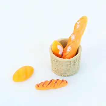 Komik Simülasyon Ekmek Reçine Dollhouse Minyatür Gıda Simüle Sahne Modeli Minyatür Gıda Oyun Minyatür Oyuncak Süslemeleri