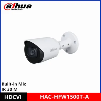 Dahua HAC-HFW1500T-A 5mp HDCVI Kamera Starlight IR30M IP67 dahili Mikrofon Bullet Kamera DH-HAC-HFW1500T-A