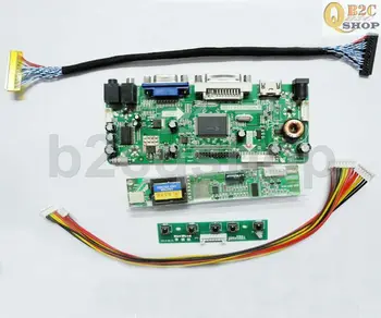 M. NT68676. 2A LCD / LED Ekran Denetleyici Kurulu Dıy Monitör Kiti (HDMI uyumlu + DVI + VGA + Ses)