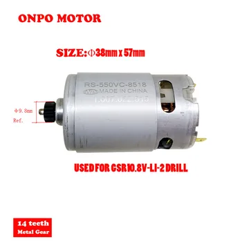 ONPO RS-550VC-8518 11 Diş Motor İçin Kullanılabilir Bosch GSR10. 8V-LI-2 3601H680H0 Şarj Matkap
