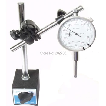 Manyetik taban ile ince ayar ve kadranlı gösterge 0 - 10mm ile manyetik stand