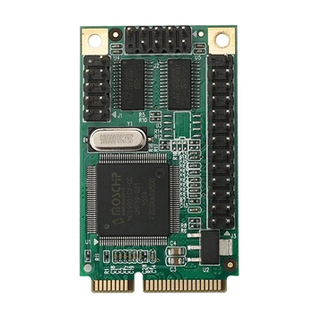 2 Port Yerli PCI PCIE RS232 Seri Adaptör Kartı Mini PCI-E DB9 DB25 RS232 Seri Dönüştürücü Kartı Dropshipping