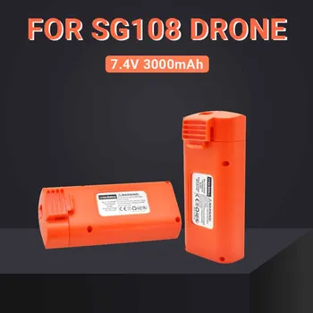 Orange SG108 SG-108 GPS 4K Bürstenlosen RC Drone Batterie Ersatzteil 7,4 V 3000mAh Batterie Für Fernbedienung SG108 SG-108 Drone