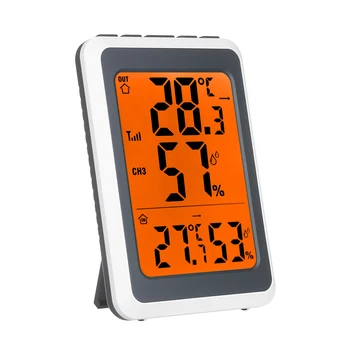 Dijital Termo Termometre ve Higrometre Sıcaklık Nem Göstergesi Kapalı ve Açık Sıcaklık nem ölçer Ölçer