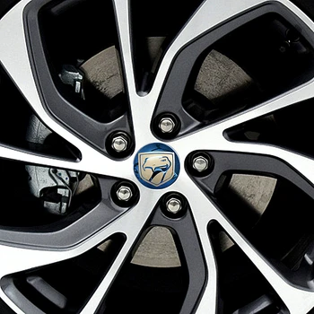4 adet Ford Focus Mondeo İçin MK3 MK4 MK5 Fiesta Kuga Explorer Lastik Hub Paslanmaz Çelik Trim Dekorasyon Kapak Aksesuarları