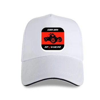 Can Am Ryker Ralli Baskı Motosiklet Logosu erkek Siyah beyzbol şapkası Sml XL 2XL