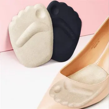 1 Çift Ön Ayak Tabanlık Ayakkabı Sünger Pedleri Yüksek Topuk Yumuşak Ekleme Kaymaz Ayak Koruma Ağrı kesici Kadın ayakkabı eklemek Tabanlık