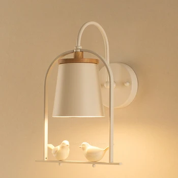 Modern duvar ışıkları ev oturma odası dekorasyonu için LED kuş lambaları banyo ışıkları yemek odası koridor duvar aplik aydınlatma armatürü