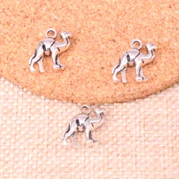18 adet Charms güzel deve Antik Gümüş Kaplama Kolye Fit Takı Yapımı Bulguları Aksesuarları 15*14mm