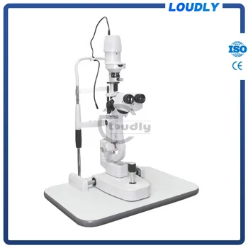Beş Büyütme Oftalmoloji Yarık Lamba Optometri Mikroskop LED Aydınlatma İle Optik Biyomikroskop LS-4