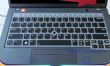  LENOVO ThinkPad için T14 2023 ThinkPad T14s / ThinkPad X1 Yoga Gen 7 / ThinkPad X1 Karbon 2022 TPU Silikon Klavye Kapak Cilt