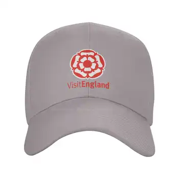 İngiltere'yi ziyaret edin En Kaliteli Logo Denim kap Beyzbol şapkası Örme şapka