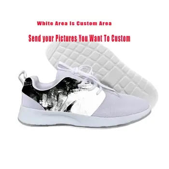 Sıcak Serin Sıçrayan Boya rahat ayakkabılar Yaz Ayakkabı Erkekler Kısa Baskılı 3D Sneakers Hafif koşu ayakkabıları Klasik spor ayakkabı