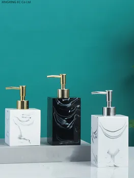 Yaratıcı Reçine Basın Losyon Şişesi Banyo Aksesuarları El Dezenfektanı Duş Jeli Şişesi Banyo Malzemeleri Dekoratif Süsler