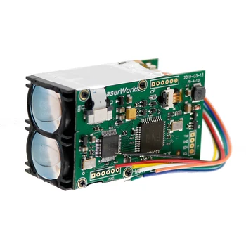 Laserworks M0305 lazer mesafe sensörü modülü 1800m 5mrad mini boy TTL arayüzü
