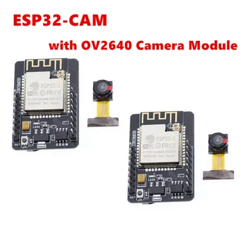 ESP32 Kam ESP32-Cam WiFi Bluetooth ESP32 Kamera Modülü Geliştirme Kurulu ile OV2640 Kamera Modülü