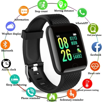Yeni akıllı bilezik Smartwatch spor fitness takip chazı Bluetooth Kalp Hızı Smartband Su Geçirmez Akıllı Bant Android IOS için