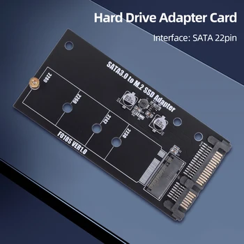 M2 To SATA3 Adaptörü Hiçbir Yazılım Sürücüsü Gerekli NGFF Adaptör Kartı Hızlı Veri Transferi Dönüştürücü Adaptör Kartı PC Laptop için
