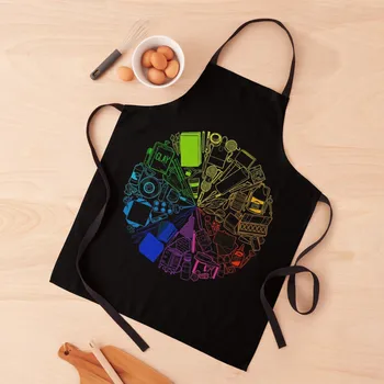 Renk Tekerleği 85 Sanat Malzemeleri Doodle Önlük mutfak gereçleri Önlükleri Mutfak Ve Ev Eşyaları Önlükleri Mutfak