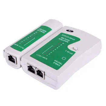 Nku RJ45 Ağ Kablosu Test Cihazı RJ45/RJ11 / RJ12 / CAT5 / CAT6 Ethernet UTP Tel Test Aracı Telefon Hattı Dedektörü Tracker Aracı