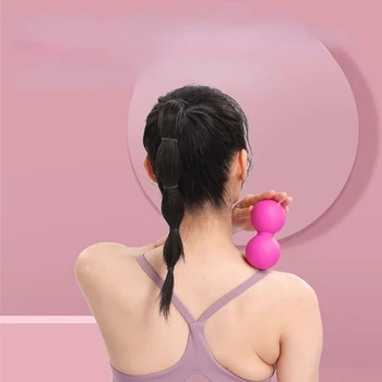 Rehabilitasyon Fasya Topu Masaj Topu Fıstık Topu Yoga Topu Taşınabilir Yoga Malzemeleri Hokeyi