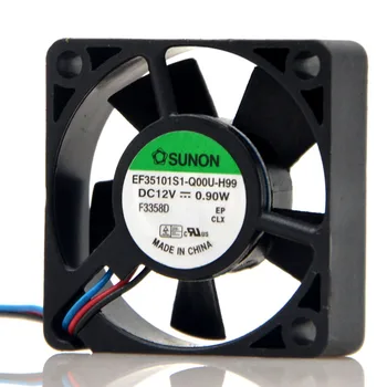 SUNON için EF35101S1-Q00U-H99 12 V 0.90 W 3510 3.5 CM 3 satır Soğutma Fanı