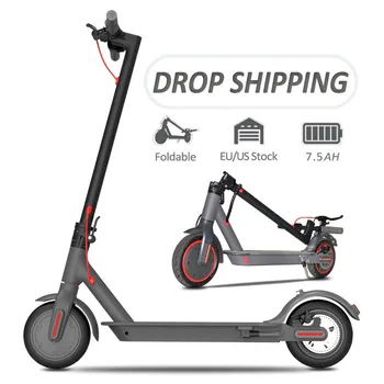 ABD Stok 8.5 İnç 350W Katlanabilir Elektrikli Scooter Yetişkin Şehir Yolculuğu Gidip Kullanımı E-scooter