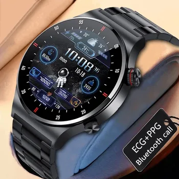 Samsung için Tam dokunmatik ekranlı akıllı saat Erkekler 100 + Spor Modu Ekran Her Zaman Ekran Su Geçirmez Bluetooth Çağrı Smartwatch Kadınlar