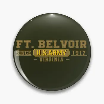 Fort Belvoir Virginia Ordu Üssü Yumuşak Düğme Pin Sevgilisi Metal Karikatür Takı Sevimli Broş Yaka Pin Şapka Hediye Rozeti Kadın Komik