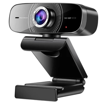 1080P FHD Kamerası Çift Gürültü Önleyici Mikrofon, Beyour BW826M Akışı Web cam, Manuel Odaklama, USB Bilgisayar Kamera Çekişmesi