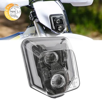 Enduro motosiklet LED Far E24 DRL Projektör Moto LED ön ışık K-T-M Enduro FE250 E350 FE450 FE501 TE250i TE300i 17-