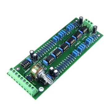 LUSYA Bas Tiz 2Way Crossover Ses Kartı NE5532P Değiştirilebilir Frekans Bölücü Crossover Filtreler İçin ses amplifikatörü sistemi