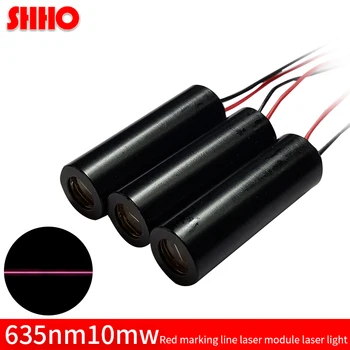 635nm 10mw kırmızı çizgi lazer modülü endüstriyel sınıf kırmızı lazer markalama kesme konumlandırma lazer seviyesi parça boyutu özelleştirilebilir